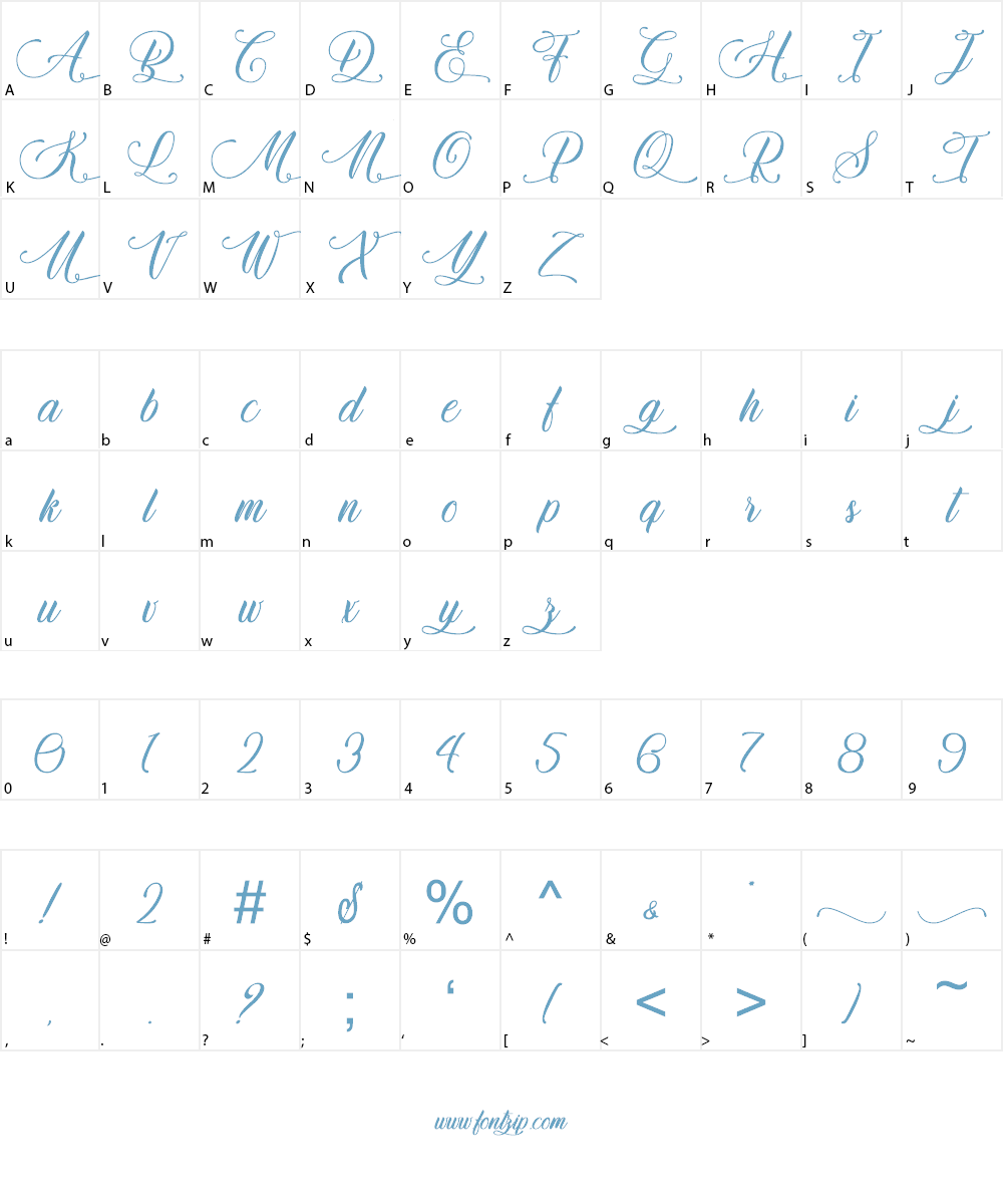 Qwerty Ability - Personal Use Font Character